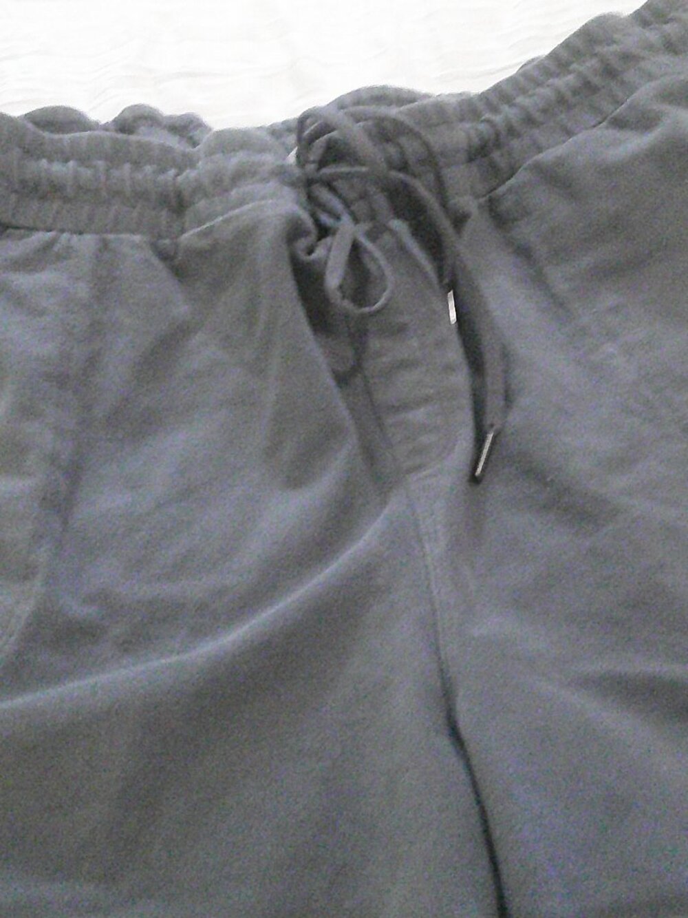 ATHLETIC Womens XXL Drawstring Gray Shorts (GUC)